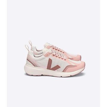 Veja CONDOR 2 ALVEOMESH Women's Shoes Beige/Pink | NZ 497PJJ